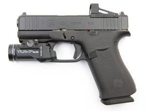 Pistole samonabíjecí GLOCK 43 X (R/MOS/FS), ráže: 9 mm Luger + RMSc (4 MOA) / TRL-7 Sub