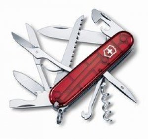 Kapesní nůž Victorinox Huntsman Červený transparentní